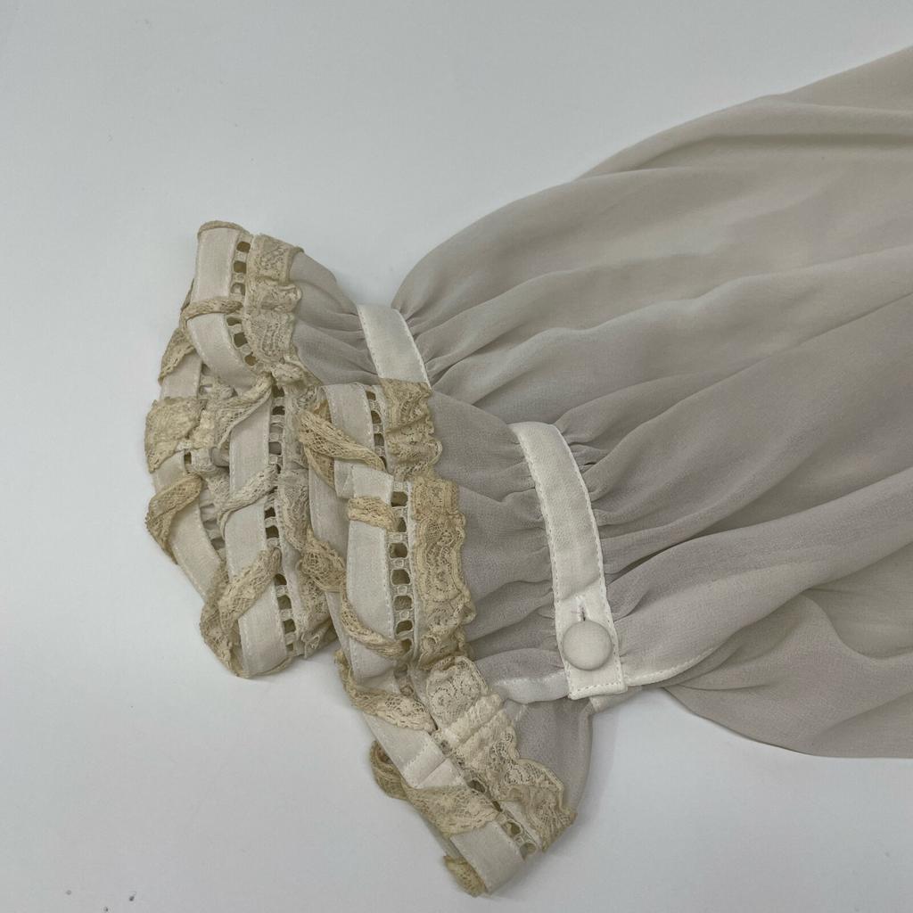 PINK HOUSE White lace cardigan tops Not written whiteUsed