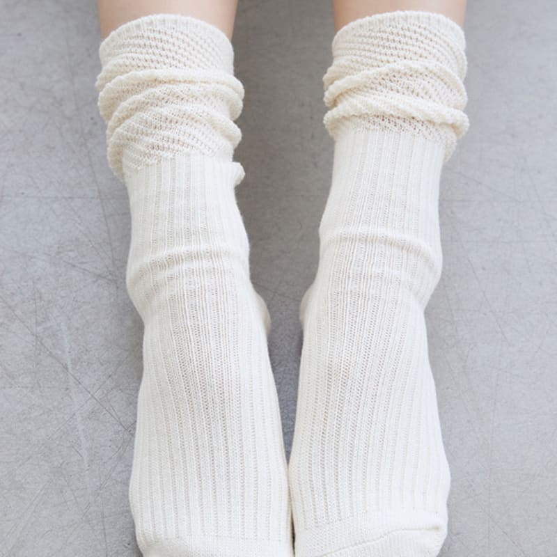 Chaussettes côtelées TSH 5 couleurs