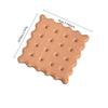 Natural Wood Coasters Heat Resistant Cup Mats for Kitchen Table Creative Biscuit Design Drink Holder Rustic Home Decor