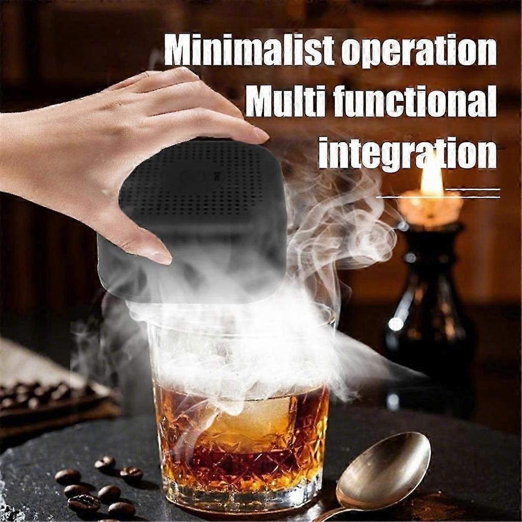Whiskey Smokey Kit with Built-in Lighter and 6 Flavored Wood Chips - No Butane Needed Cocktail Smok