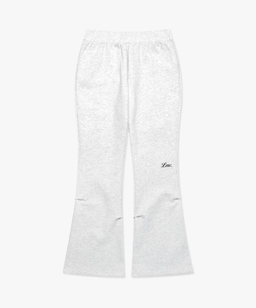 LMC Wm Shirring Boots Cut Sweat Pants Light Heather Gray