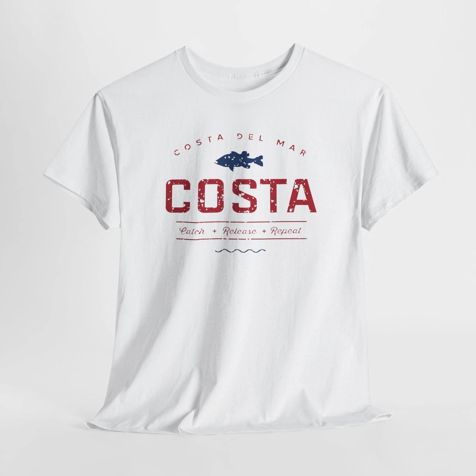 

Costa Del Mar Catch Release Repeat Unisex Heavy Cotton Tee, T-Shirt, Fishing 4XL