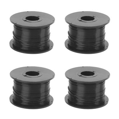 4Pcs Metallic Twist Cable Garden Ties Reusable Fastening Cuttable Galvanized Iron Wire 0.8mm