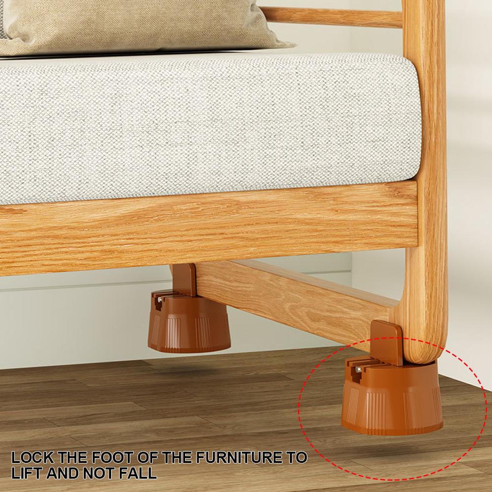 Table Adjustable Pad Foot Height Clipboard Style Bed Foot Sofa Furniture Base Pad High Block Support Elevated