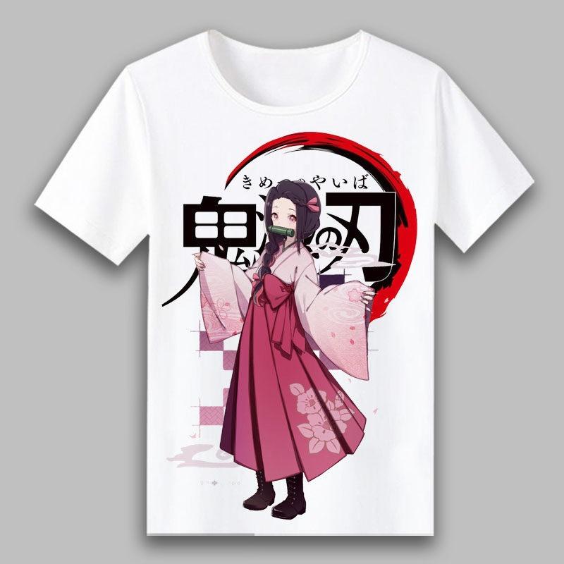 New Product Demon Slayer Blade Stove Door Charcoal Zhilang You Bean My Wife Shanyi Anime Short sleeved Tshirt
