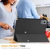Para Lenovo Idea Tab (TB336ZU/TB336FU)/Capa Suporte para Xiaoxin Pad 11 2025 Capa de Couro Absorvente de Choque para Tablet com Porta-Caneta