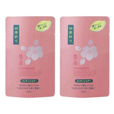 Kumano Camellia Oil Conditioner Refill, 2 Units, 450ml