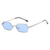 New Polygonal Sunglasses Retro Metal Frame Women Fashion UV400 Protection Street Photography Accessory