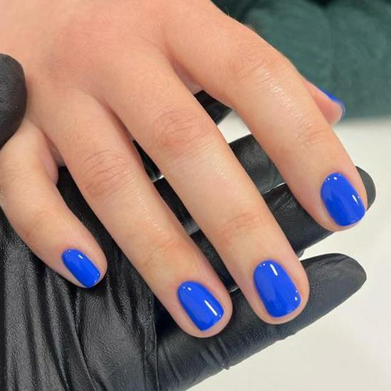 Solid Color Collection: Reusable Short Nail Stickers