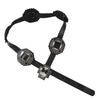 Vintage Street Style Hollow Round Ring Pu Leather Belt For Women Fashion Accessory