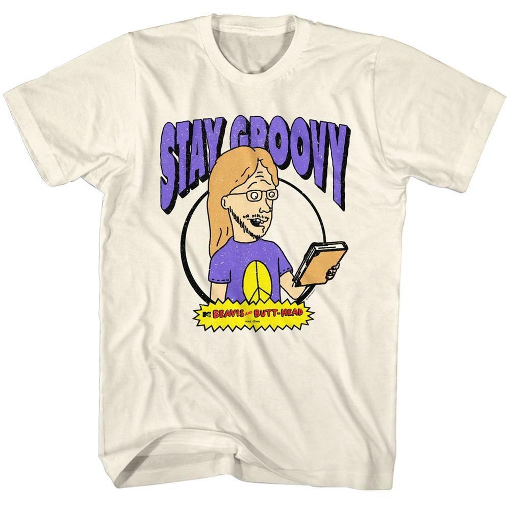 Beavis And Butthead Stay Groovy TV Shirt XL