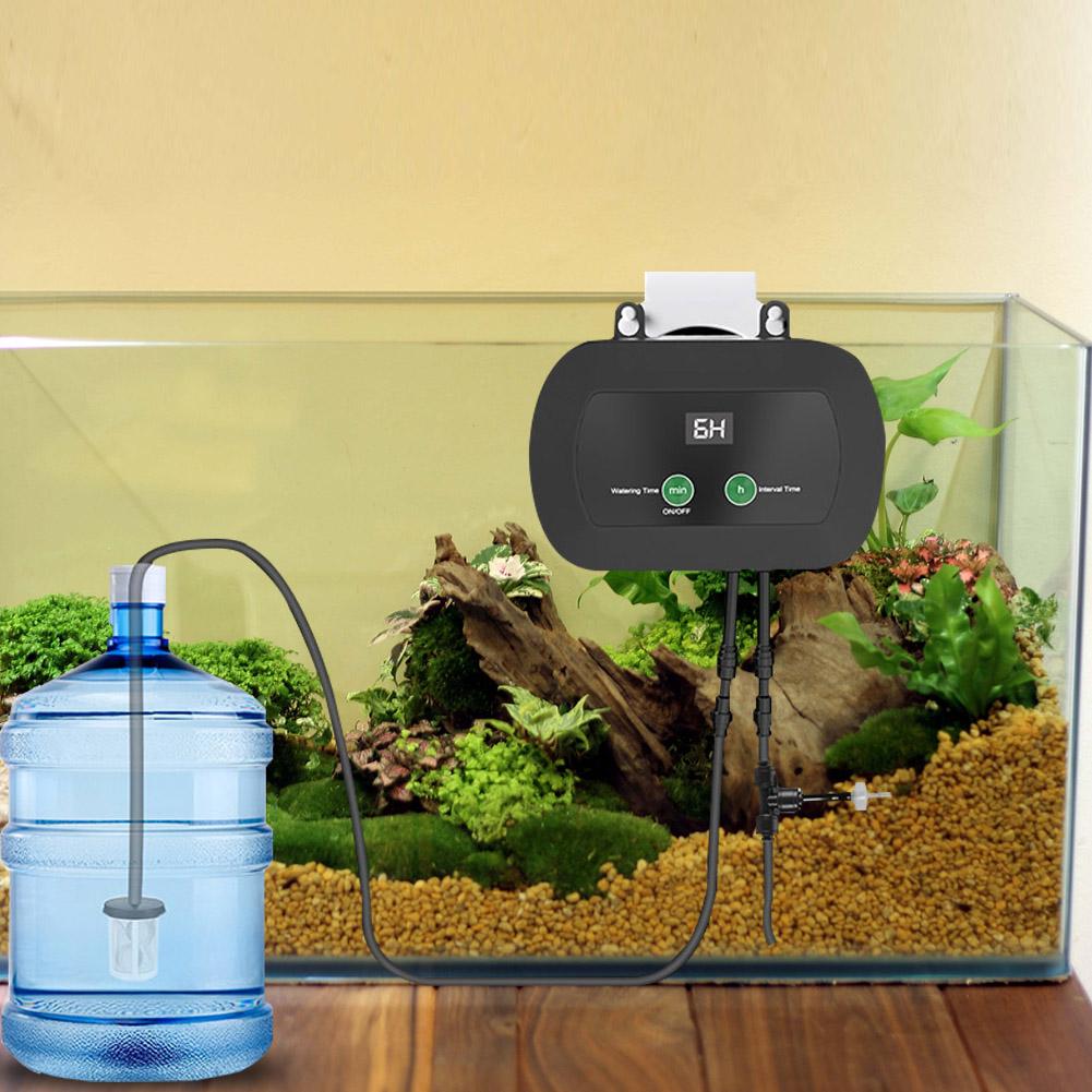 Automatic Reptile Humidifiers with Timer & 360°Adjustable Nozzles Auto Controller Spray Kit System for Terrariums Amphibian