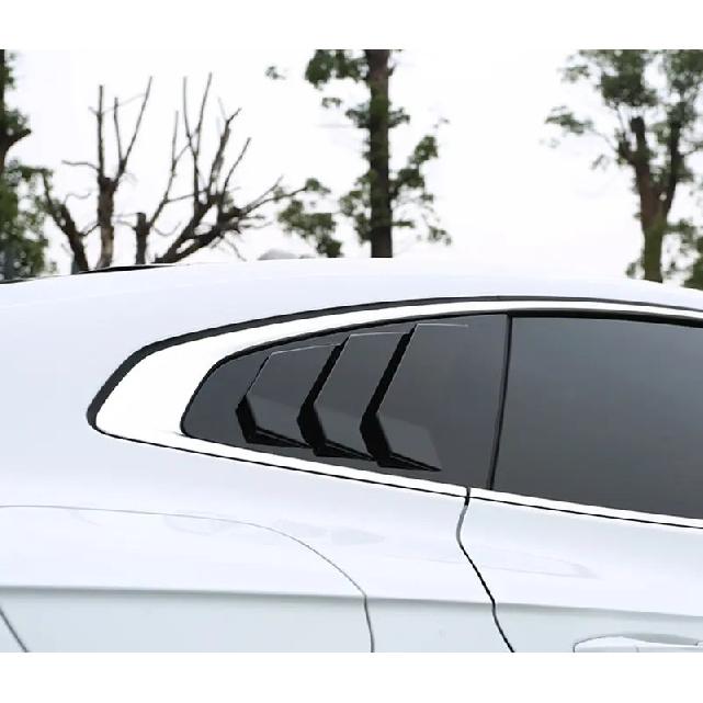 Fit for VW Volkswagen Arteon CC 2017- Car Accessories Rear Triangle Window Shutter Cover Trim 2pcs