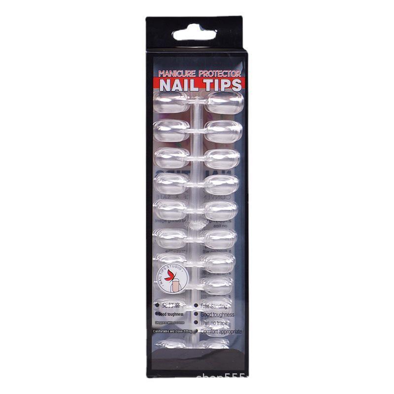 Seamless Ultra-Thin Removable Nail Extensions - Short Square/Round Tips (Full/Half Cover)
