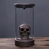Windproof Lampshade LED Skull Ceramics Incenses Burners Waterfall Backflow Incenses Cones Holders for Home Decoration