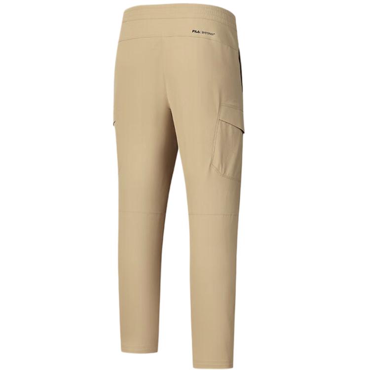 FILA Explore Fashion Comfortable Durable Lightweight Solid Color Casual Pants Men bottoms Chestnut A11M5178-02F