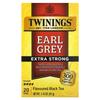 Twinings Earl Grey Extra Strong Black Tea, 20 Tea Bags, 40g (1.41oz)