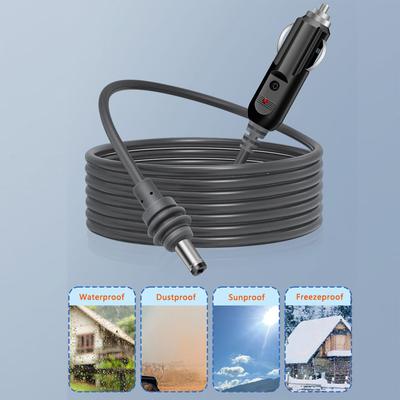 DC Power Cable Direct To Car Power Adapter Cable For Starlink Mini 2/3/5Meter Durable DC Cigarette Lighter
