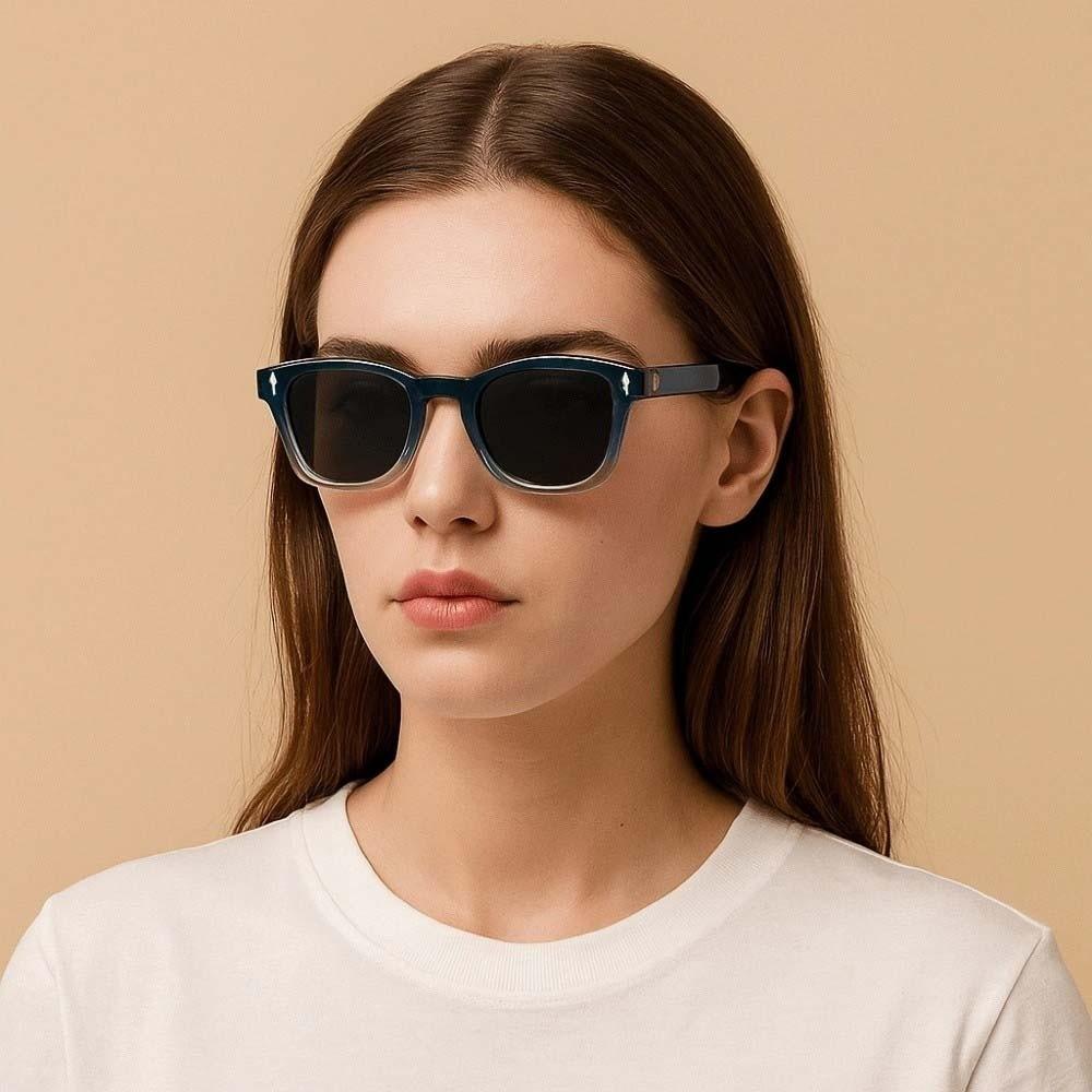 Lightweight Jelly Retro Sunnies Sunshade Eyewear Women Anti-UV Glasses  Gift