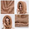 Winter Hats Outdoor Cycling Headgear Ski Cap Cold Protection Warm Bib Face Mask Integrated Scarf Knit Ski Caps