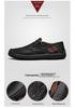 Men's Handmade Leather Slip-on Loafers: Casual Low-top, Flat Bottom, Outdoor Shoes, Large Sizes Up To 48