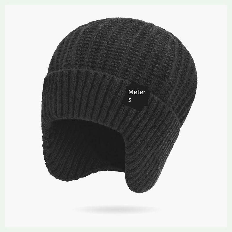 

Шапка Jeep Industry с флисовой подкладкой, вязаная шапка с узором снежинки, зимняя утолщенная теплая шапка для занятий спортом на открытом воздухе, защита от холода, повседневная ветрозащитная шапка Black