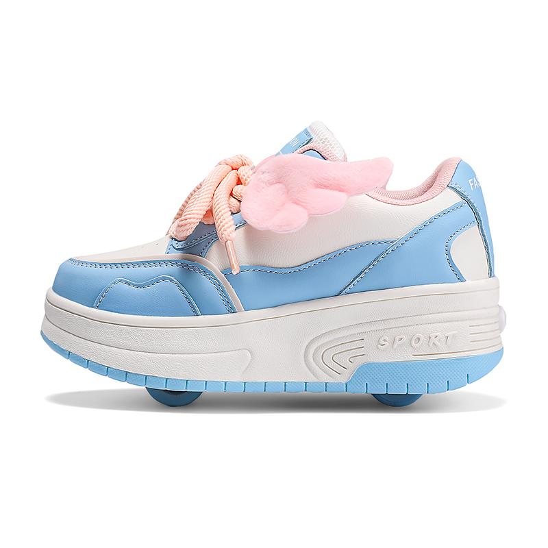 

Девочки Роликовые коньки Мальчики Кроссовки на колесиках Мужские Роликовые коньки Обувь для занятий спортом на открытом воздухе 30 синий