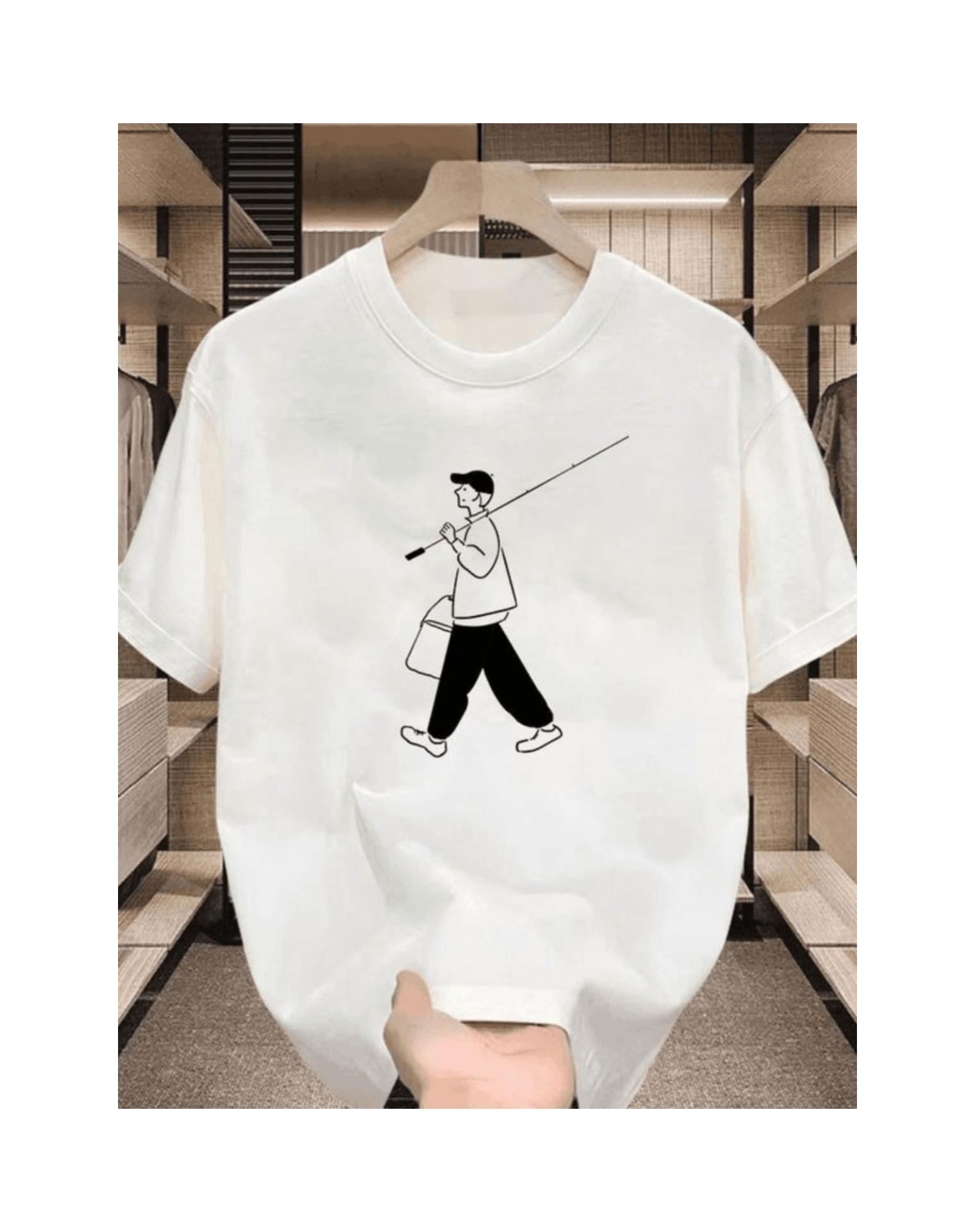 2026 New Fashion Go Fishing Pattern Wicking Sweat Breathable Tshirt women Clothing Shirts Harajuku women Clothing S