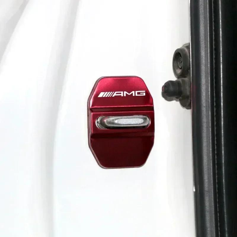for Mercedes Benz W212 W204 W211W168 W213 W205 W210 W124 Door Lock Decoration rust protection Stainless Steel Plastic Cover
