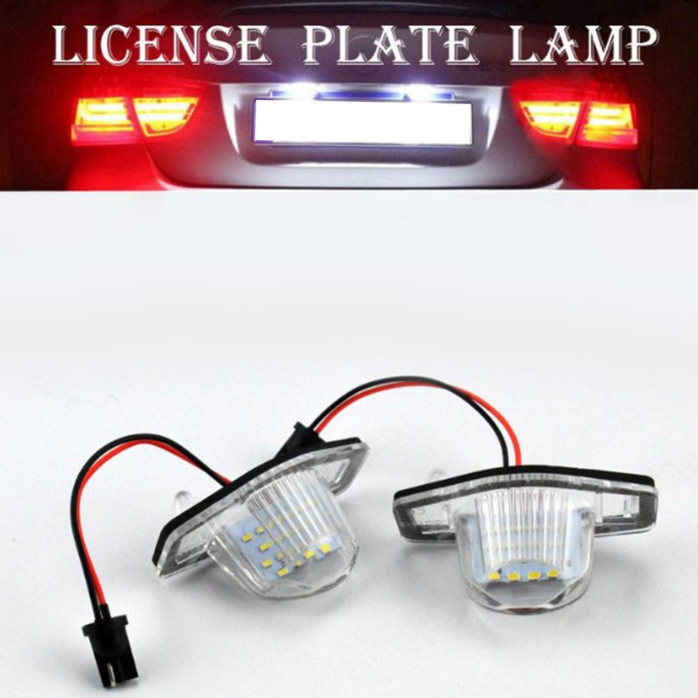 2 Honda LED Licence Number Plate Light Fit Jazz CRV FRV Stream Odyssey Crosstour