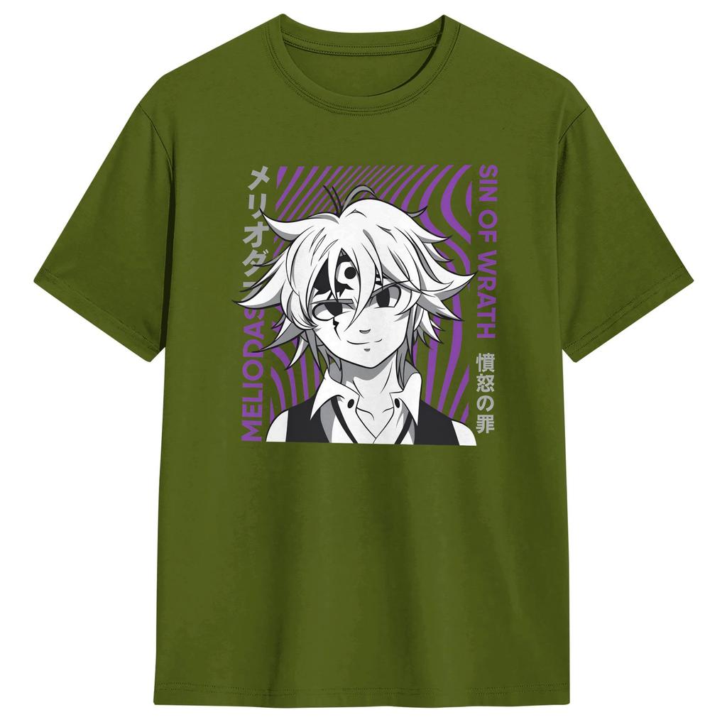 Nanatsu No Taizai Seven Deadly Sins TShirt Summer Harajuku TShirts Cotton ONeck Top Tees ShortSleeved Street Style Tops