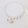 Pet Collar Cats Dogs Bell Pearl Necklace Star Snowflake Rhinestone Charm Small Medium Large Pets