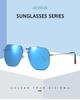 2PCS New Men's Sunglasses Fishing And Driving Special Sunglasses Driving Metal Frame Glasses 8819