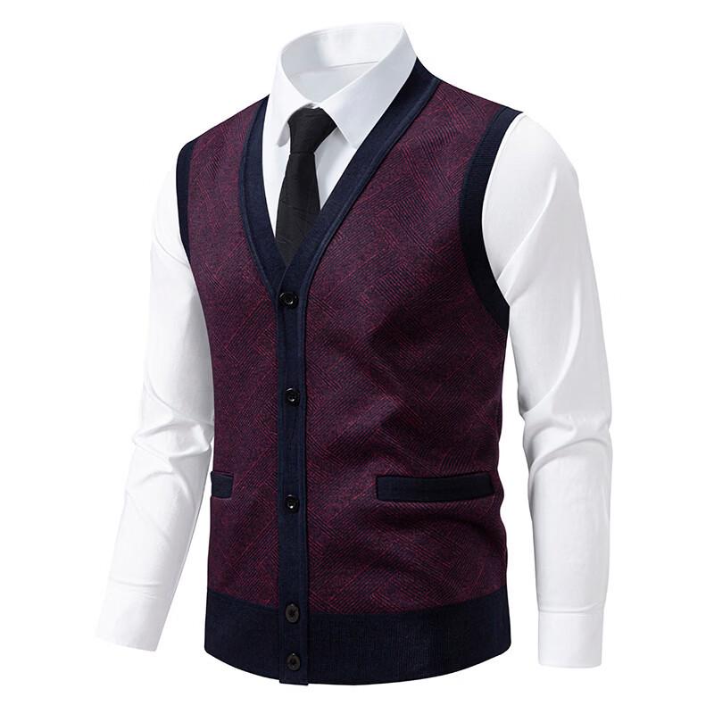 TUCANO Men's V-Neck Cardigan Vest
