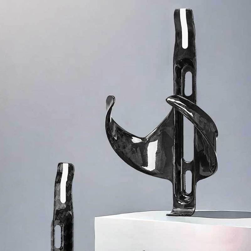Durability Carbon Fiber Bottle Holder Light Weight Cycling Water Bottles Rack for Long Cycling and Daily Commutes