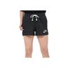 Nike Logo Print Drawstring Breathable Casual Sports Regular Shorts Women shorts Gray CJ1827-010