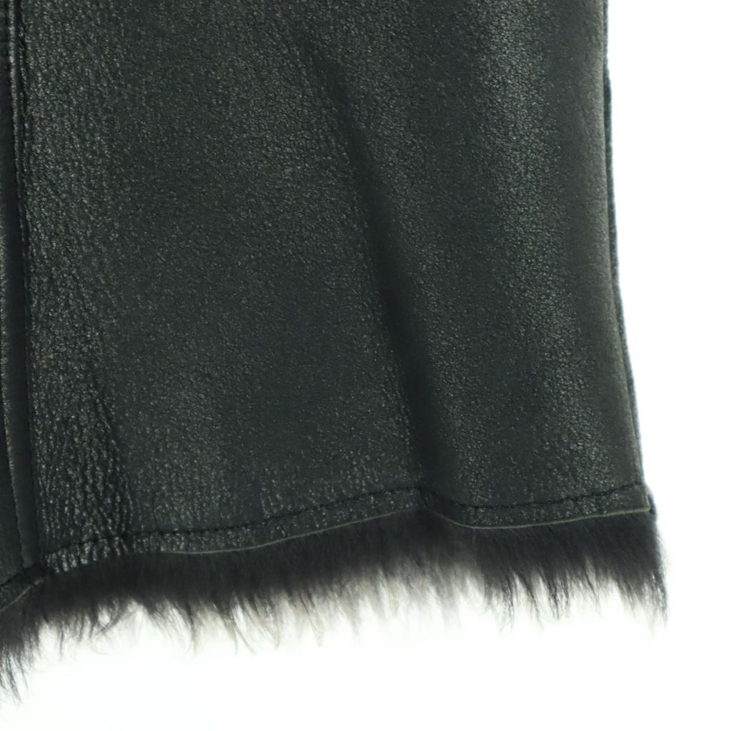 LAUTREAMONT Made in Japan with fur lining Long sleeve Mouton Single riders jacket Women Used
