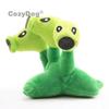 Plush Threepeater Plant Vs Zombies Doll 17cm Stuffed Toy For Kids' Gifts