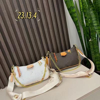 Stylish PU Leather Crossbody Bag With Chain Strap Embossed Print Small Square Shoulder Daily Wear