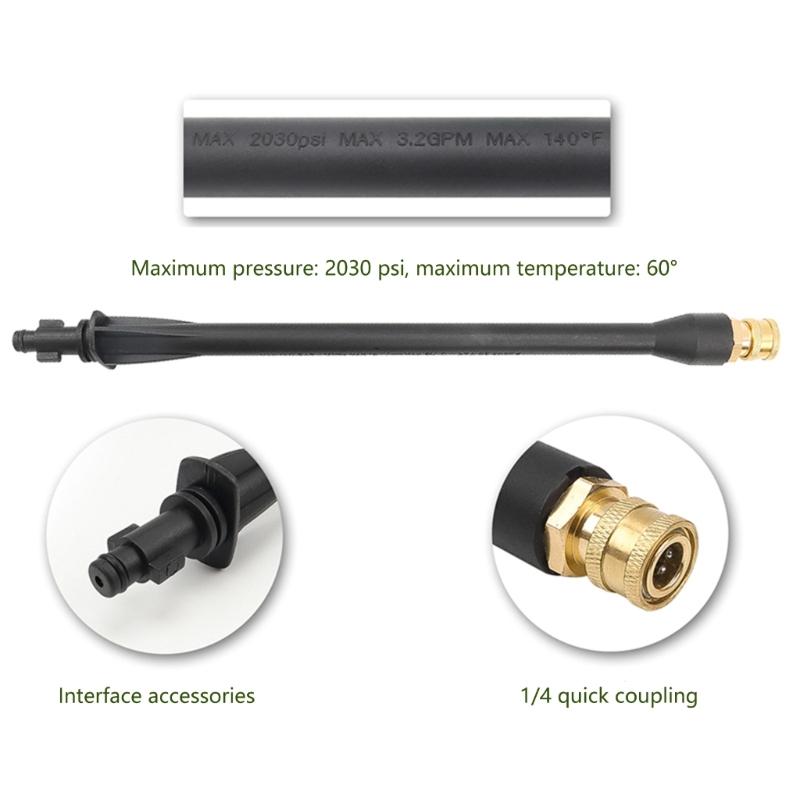 High Performances Pressure Washer Extension Wand Weather Proof Design 1/4Inch Quick Connector Nozzle For Outdoor Use