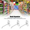 30pcs Supermarket Hook Iron Grid Shelf Hook Jewelry Display Shelf Hook 3.5mm Thickness