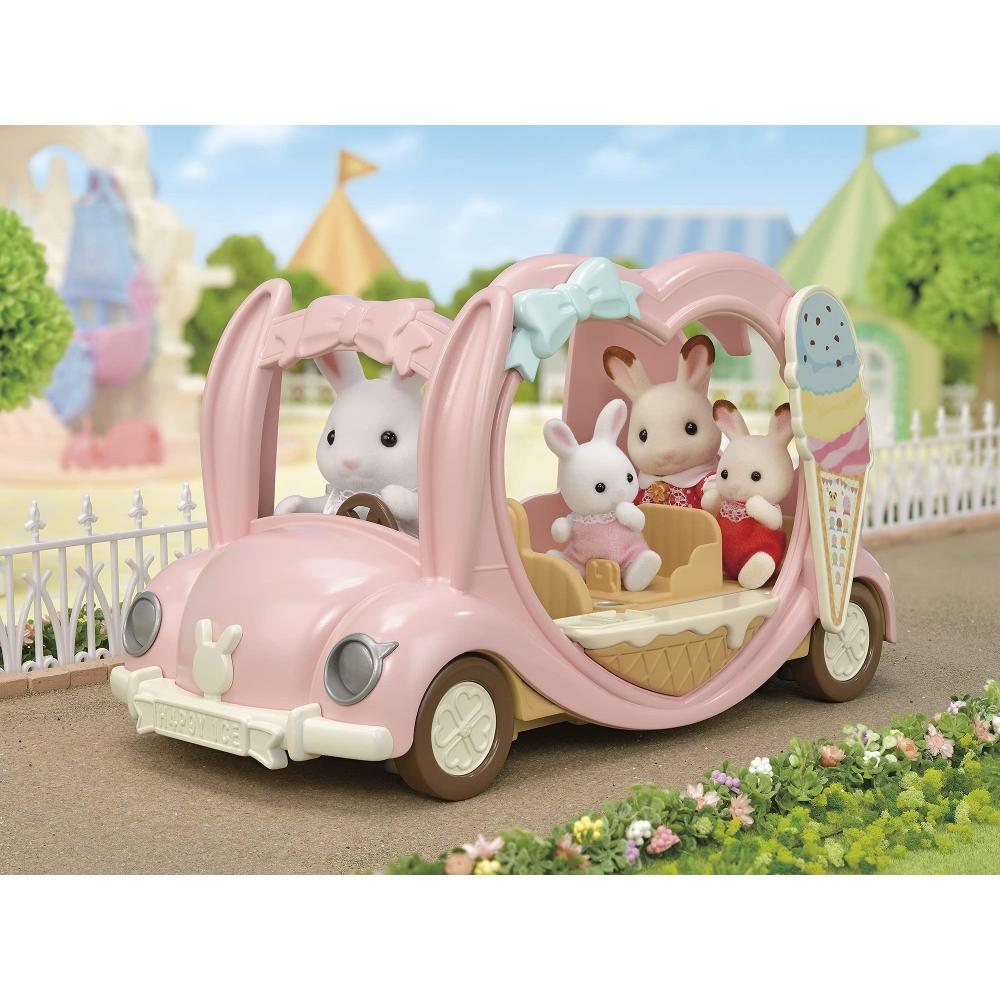 Sylvanian Families Amusement Park Omiseya [Happy Ice Cream Wagon] Mi-89 ST Mark Certification 3 Years Old and Up Toy Dollhouse Sylvanian Families EPOC