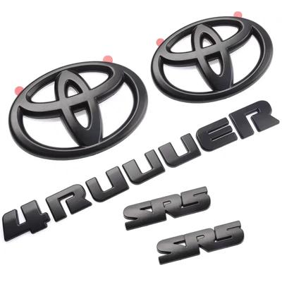 ABS Covering Matt Black for 4runner TRD Off-road Vehicle Front Grille Luggage Wing Sticker Stickers Modified Accessories