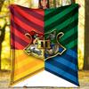 1pc Hogwarts1 Theme Blanket - Digital Print, Polyester, Cozy for All Seasons, Perfect for Outdoor, and Travel
