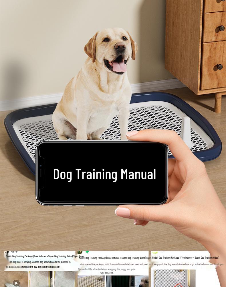 Extra Large High-Fence Anti-Splash Dog Urinal for All Breeds