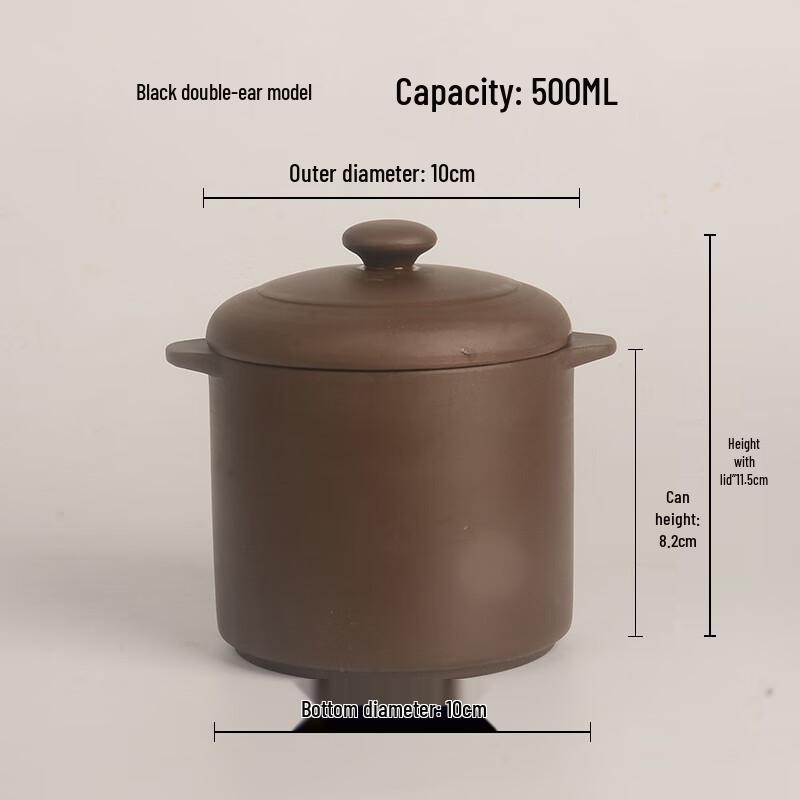 Кастрюля-тушилка ZISIZ из фиолетовой глины