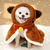 Pet Dog Cape Clothes, Cat Tiger Winter Warmth Thickened Dog, Small Dog Plush Cape Cat Supplies