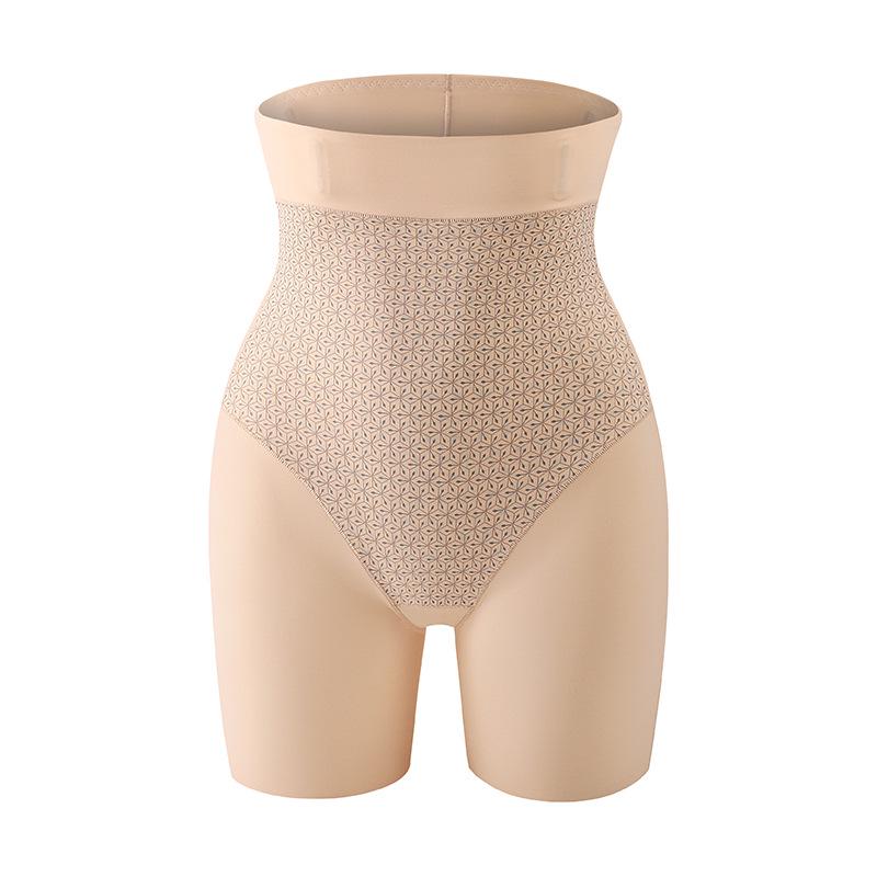 

Биокерамические послеродовые моделирующие трусы – Бесшовные, с высоким поясом, утягивающие живот и приподнимающие бедра. Large абрикосовый