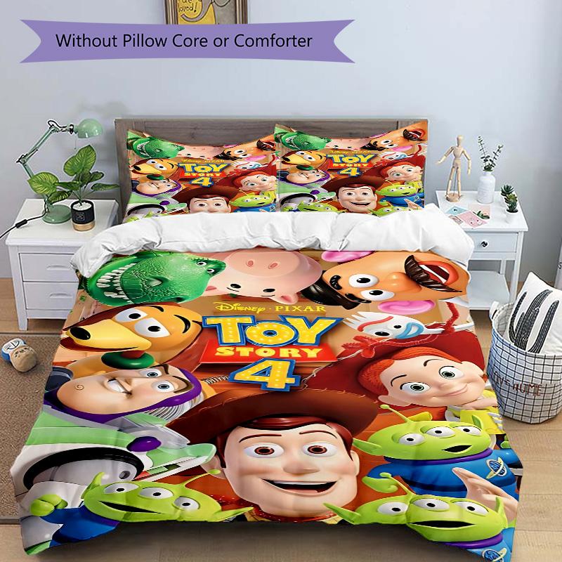 Toy Story Adventure Begins Print 3Pcs Bedding Setduvet Cover With 2 Bedropillowcase Home Birthday Gift