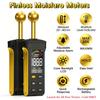 Digital Pinless Moisture Meter with Ball Probe & Color LCD 0~70% RH Range, Alarm Function for Wood/Walls/Concrete/Masonry/Gypsum